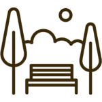 Sunken Garden Seating Area